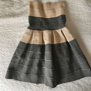 Pleasure Doing Business Strapless bandage Dress Small 10% rubber unique.